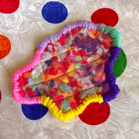 Image 2 of Quilted Yarn Scrap Coasters