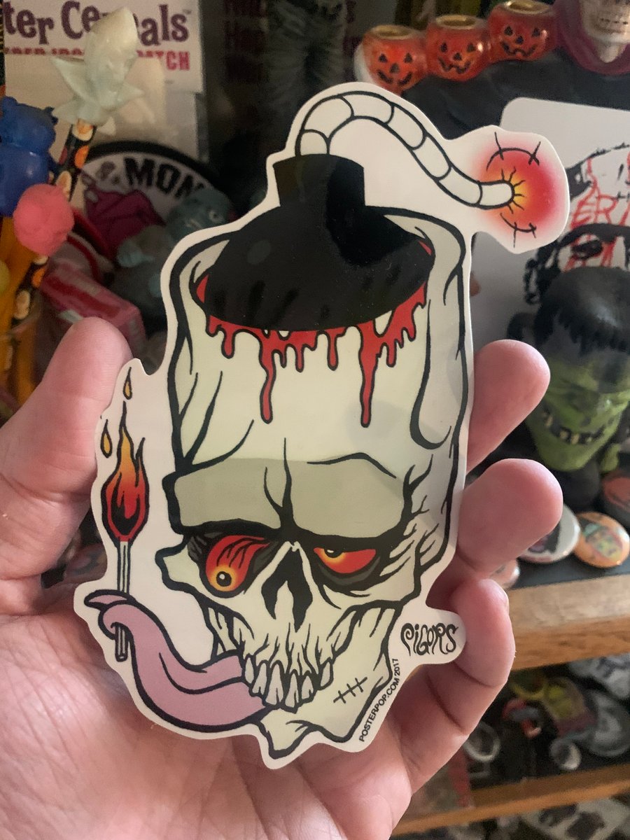 Image of BOMBED OUT OF MY MIND - STICKER