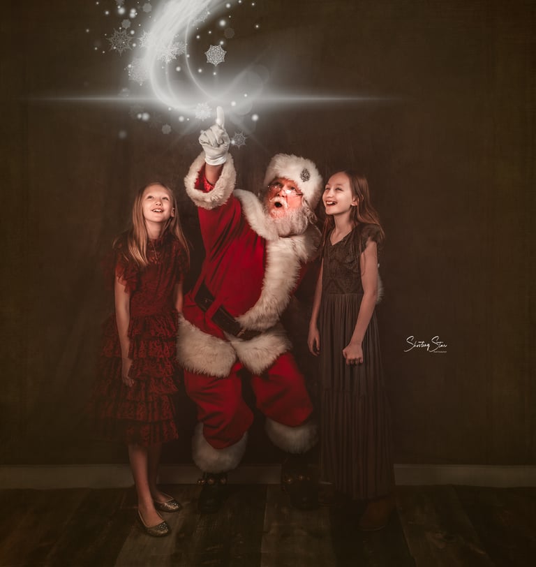 OUTDOOR Magical Santa! September 30th- Santa Sparkle Sessions!