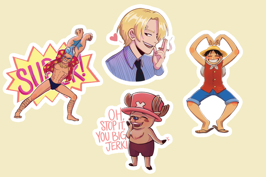 Image of Straw Hat Stickers - Vol 1