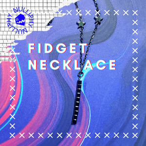 Fidget Vertical Bar Necklace