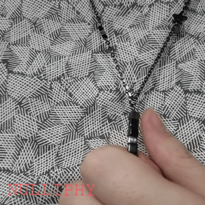 Fidget Vertical Bar Necklace