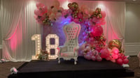 Image 4 of White throne Chair (Adult)