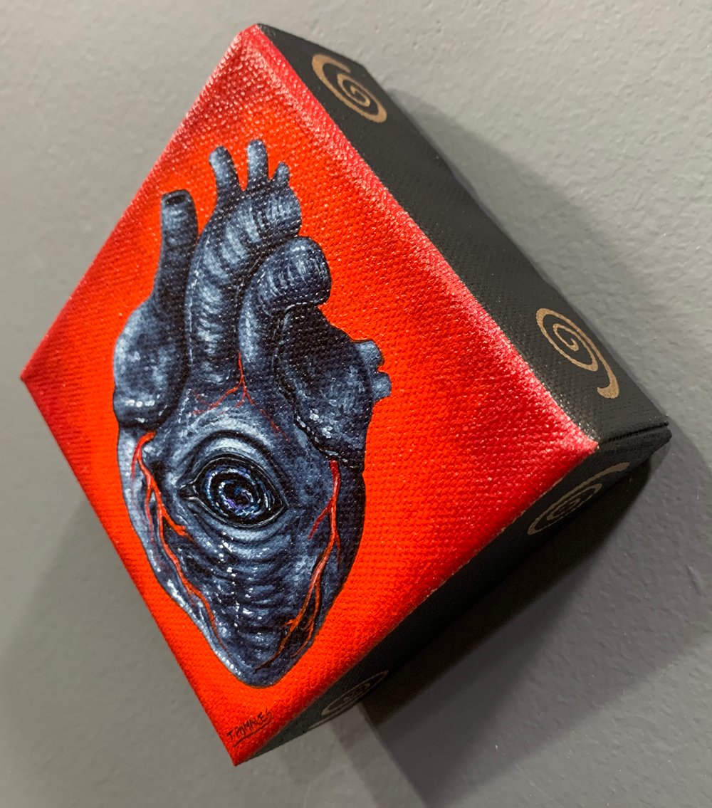 Image of ABYSS original mini oil painting 