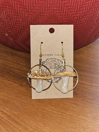 Image 2 of Panther Amanita Earrings