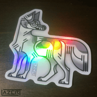 Image 5 of Stylized Coyote - Stickers