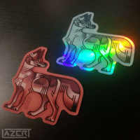 Image 3 of Stylized Coyote - Stickers