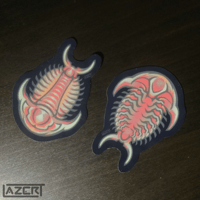 Image 5 of Horseshoe Crab + Trilobite  - Stickers