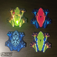 Image 3 of Tree Frogs - Holographic Stickers