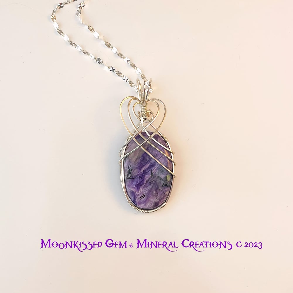 Image of Chaorite Sterling Silver Wirewrapped Pendant