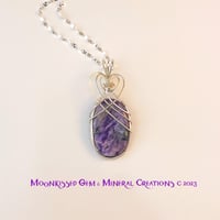 Chaorite Sterling Silver Wirewrapped Pendant