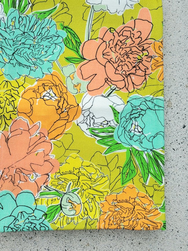Peony Tea Towel 