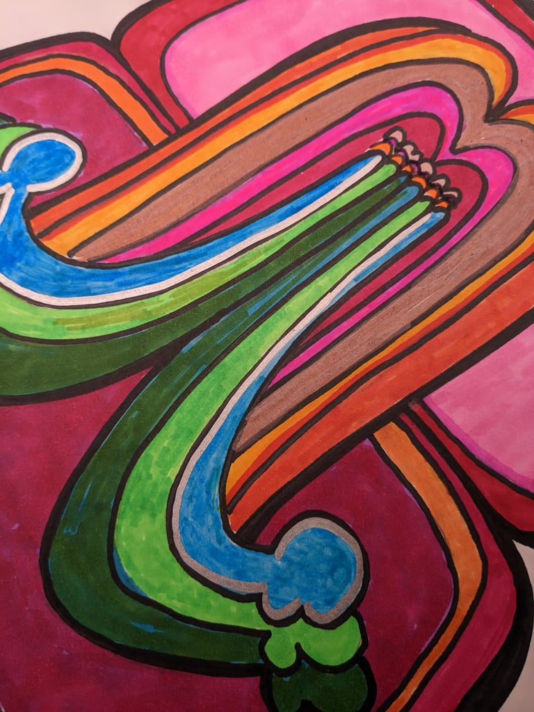 Electric Bubblegum Waterfall Image 2