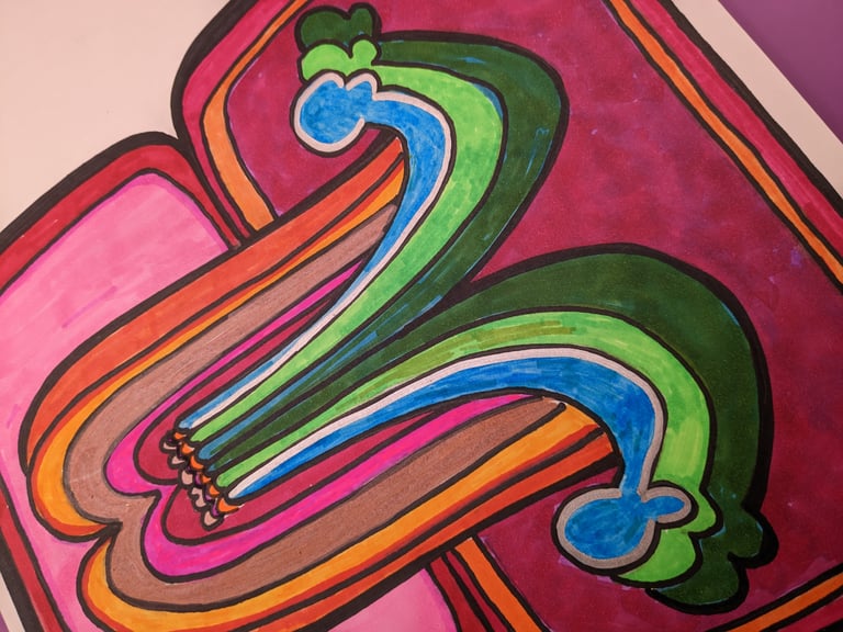 Electric Bubblegum Waterfall Image 3