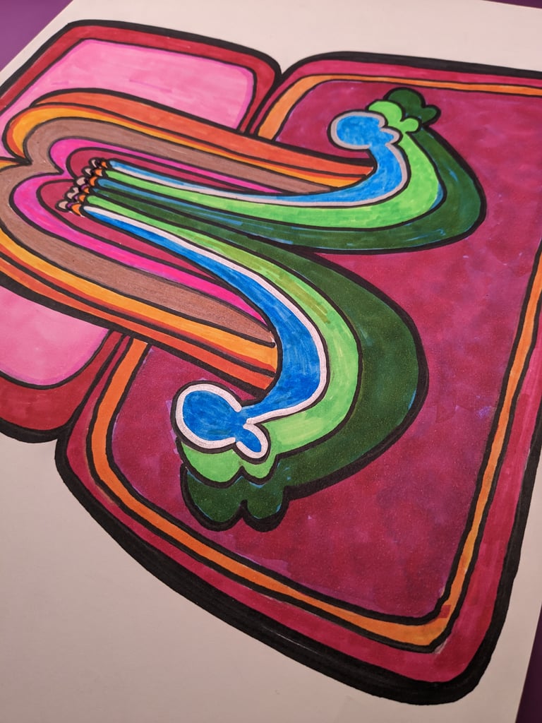 Electric Bubblegum Waterfall Image 4