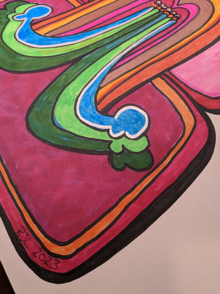 Electric Bubblegum Waterfall Image 5