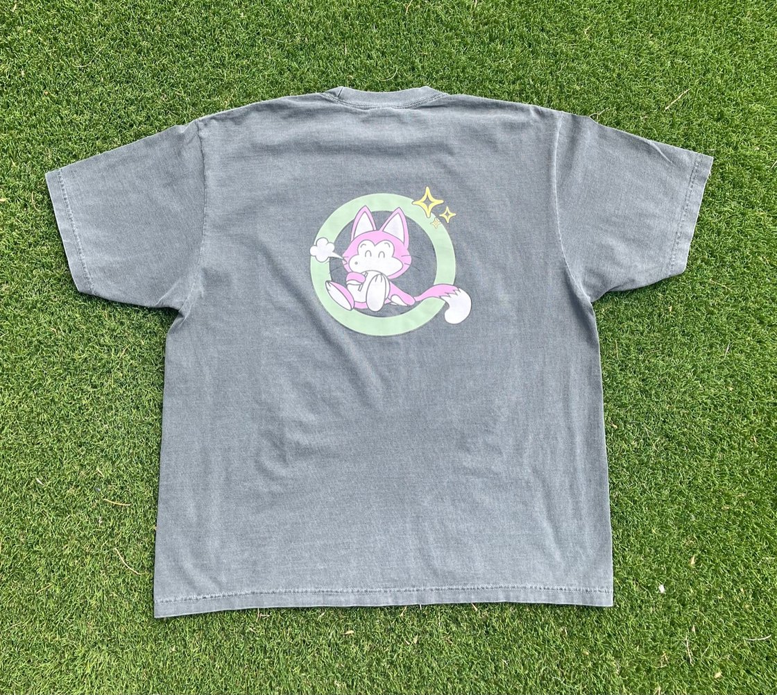 Image of SHINY PUAR TEE (CHARCOAL)