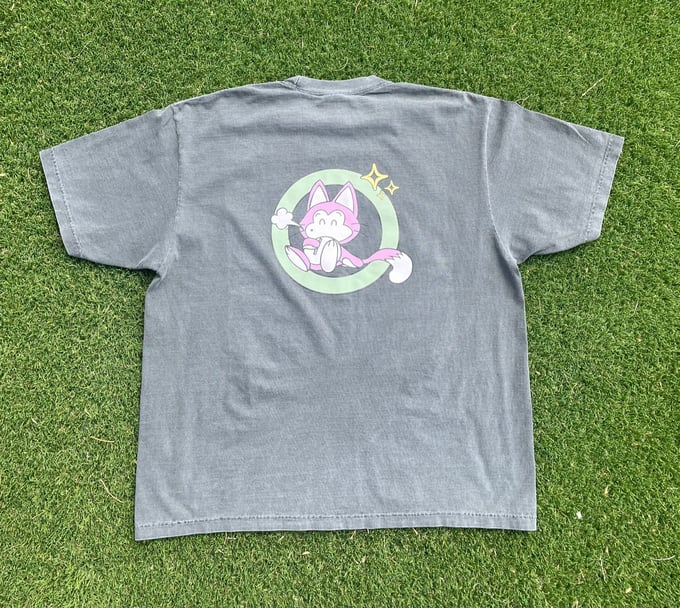 Image of SHINY PUAR TEE (CHARCOAL)