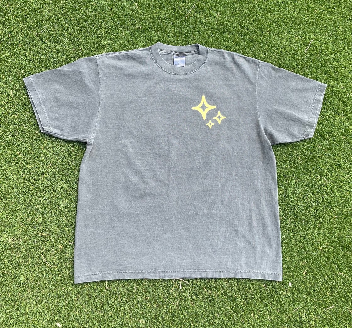 Image of SHINY PUAR TEE (CHARCOAL)