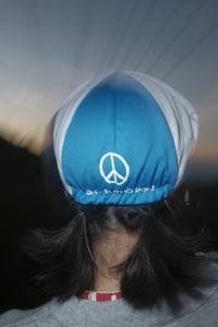 Image 4 of Peace Sports Cycling Hat - UN Blue