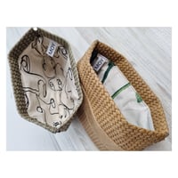 Image 3 of Cableknit Flat Pouch Clutch