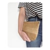 Cableknit Flat Pouch Clutch