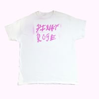 Image 1 of Pinky Rose stencil t shirt