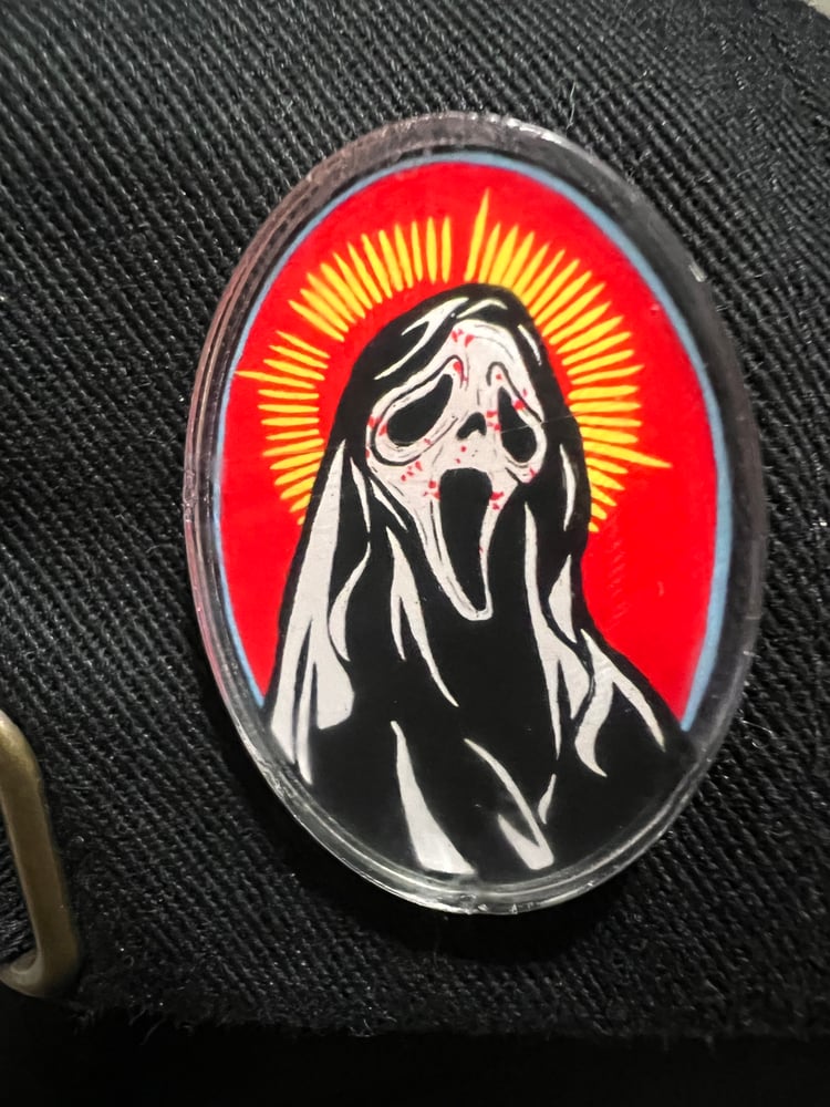Image of GHOSTED Acrylic Pin (Splatter Variant)