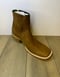 Image of Men Leather Square Botin In Honey