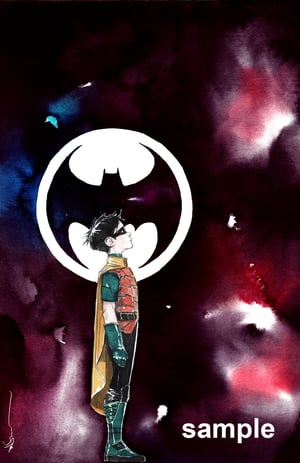 SINGLE CHARACTER- Cover Quality Watercolor Commission, 11x17