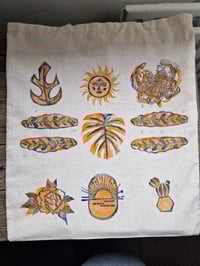Lino Printed Tote Bag