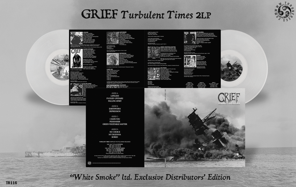 GRIEF – Turbulent Times 2LP PRE ORDER STARTS MAY 5 TH