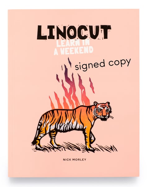 Image of Linocut: Learn in a  Weekend - signed book