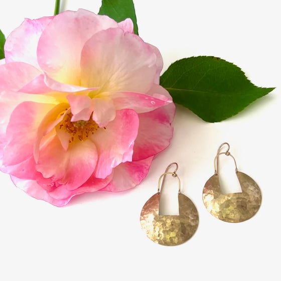 Image of Demimonde Small Medallion Earrings