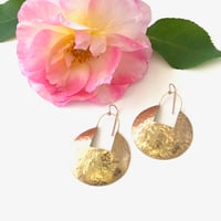 Image 4 of Demimonde Large Medallion Earrings