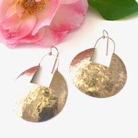 Image 3 of Demimonde Large Medallion Earrings