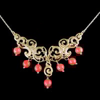 Image 1 of NUAGES BAROQUE Collier - Corail