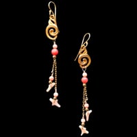 Image 3 of NUAGES BAROQUE Earring - Coral Chains. 