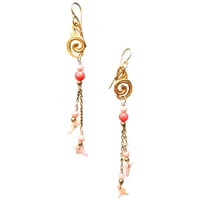 Image 4 of NUAGES BAROQUE Earring - Coral Chains. 