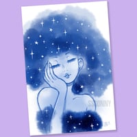 Starry Lady Mini Print