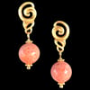 NUAGES BAROQUE Earring Petite - Coral Bead