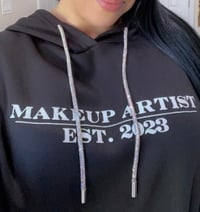 Image 1 of Bling Makeup Artist Est. 2023 Hoodie