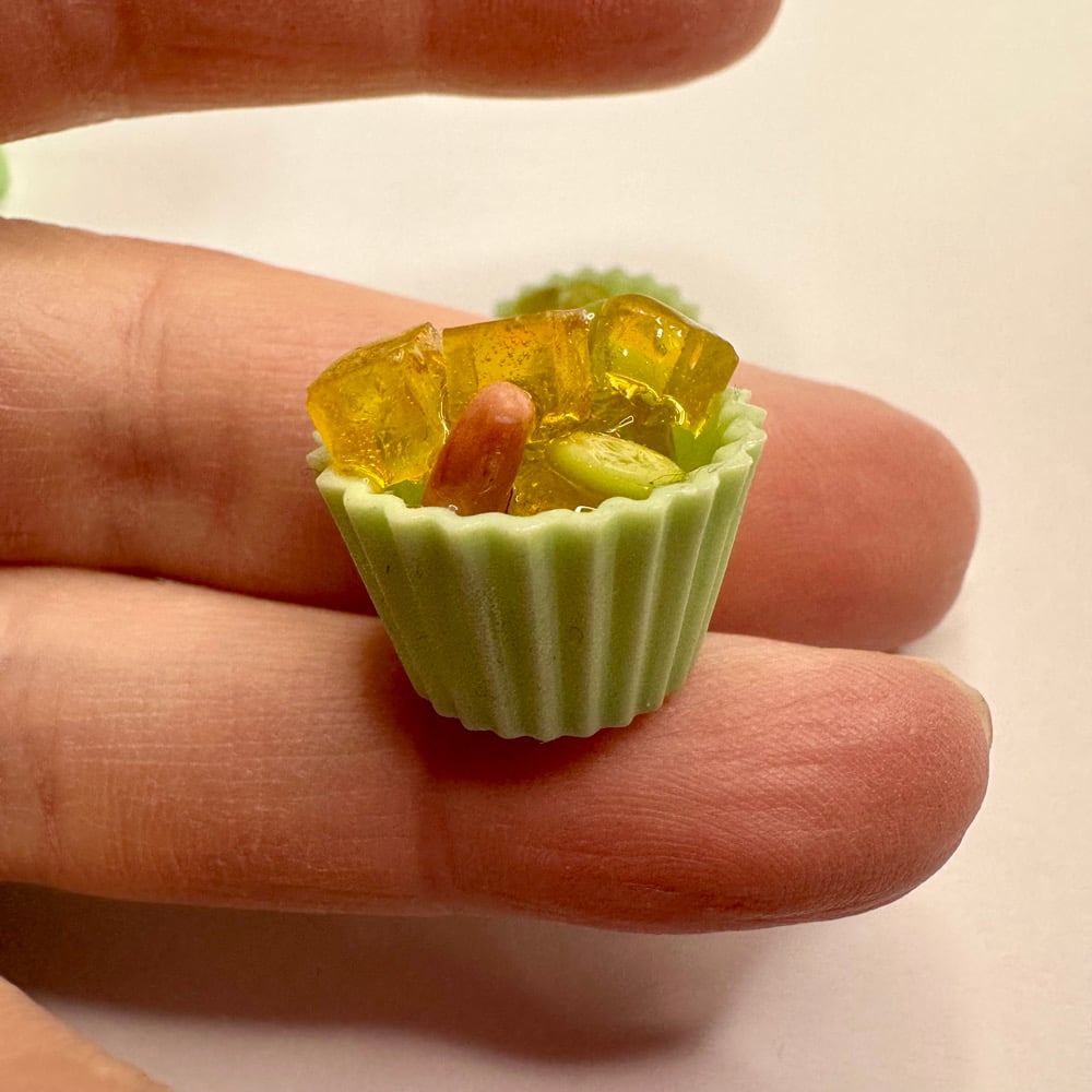 Image of Cubed Gelatin with Severed Finger