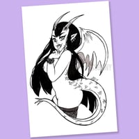 Dragon Lady Mini Print