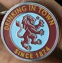 Image 1 of Aston Villa Drinking in town since 1874 badge