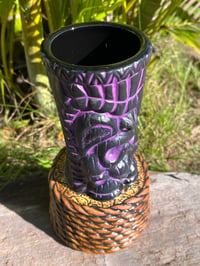 Image 5 of Nauti-Ku Purple Satin Tiki Mug