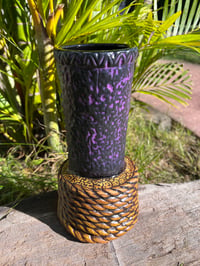 Image 3 of Nauti-Ku Purple Satin Tiki Mug