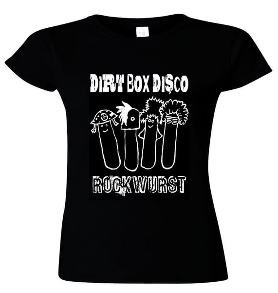 Image of Dirt Box Disco - 'Rockwurst' - Ladies Fit T-shirt (2XL)