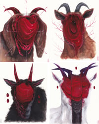 Image 1 of Print pack (4x5, 8x10 inches) 'goats' four print set