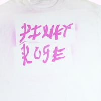 Image 2 of Pinky Rose stencil t shirt